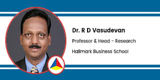 Hallmark Business School, Professor and Head-Research- Dr. R D Vasudevan